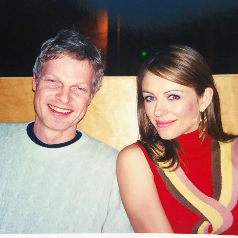 Elizabeth Hurley și Steve Bing