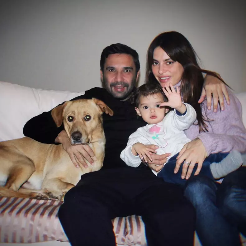 Catrinel Marlon, iubitul ei și fiica lor