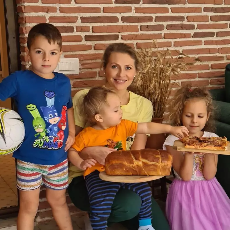 Mirela Vaida și copiii ei