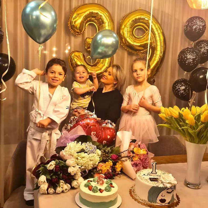 Mirela Vaida și copiii ei