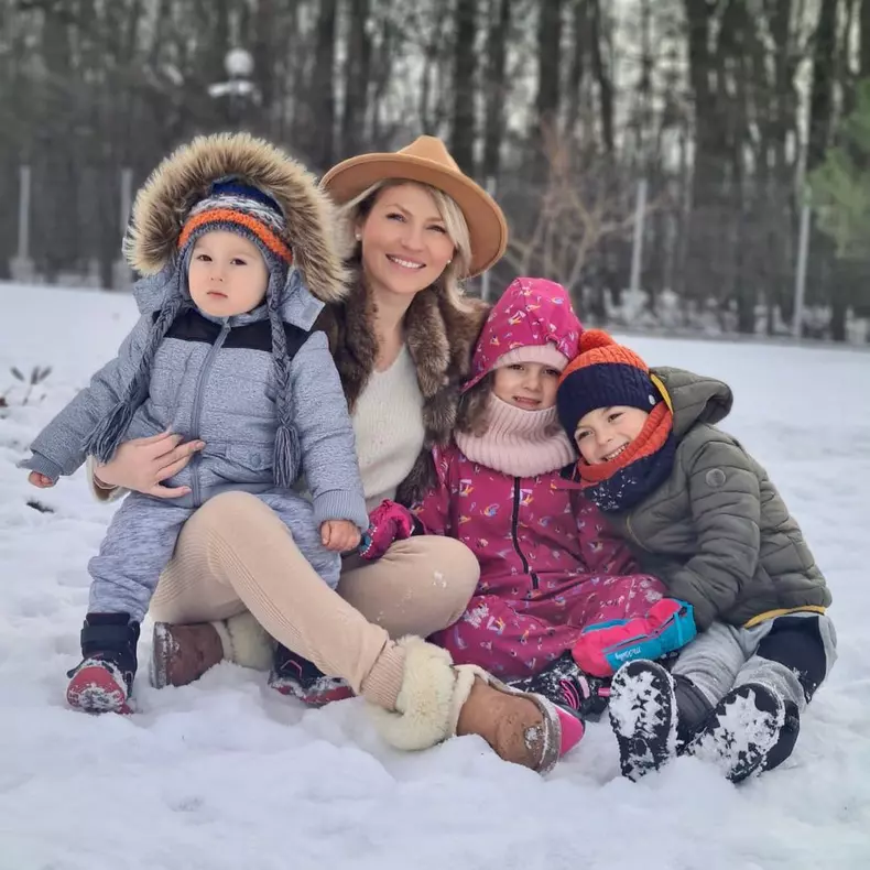 Mirela Vaida și copiii ei