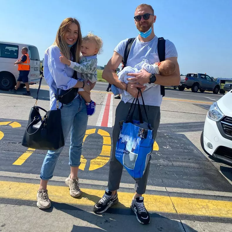 Flavia Mihășan, Marius Moldovan și copiii lor