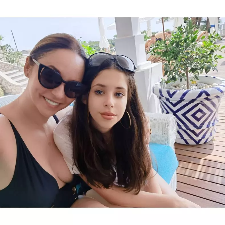 Andreea Marin fiica Ana Violeta Bănică
