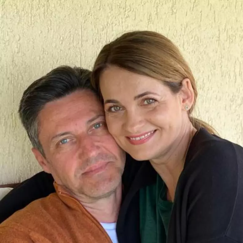 Elvira Deatcu cu soțul ei