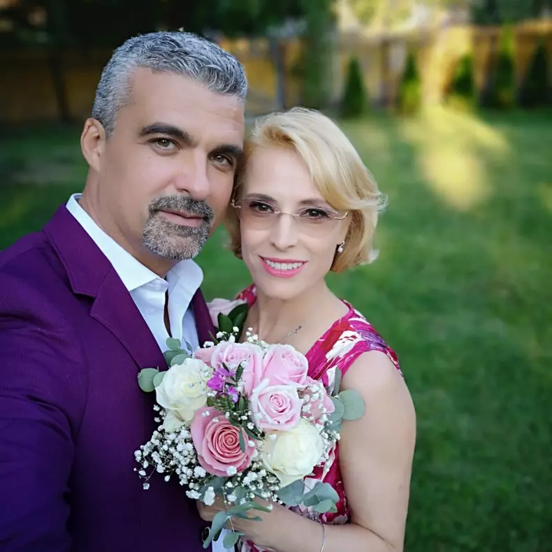 Monica Davidescu și Aurelian Temișan. Sursă foto: Arhivă personală