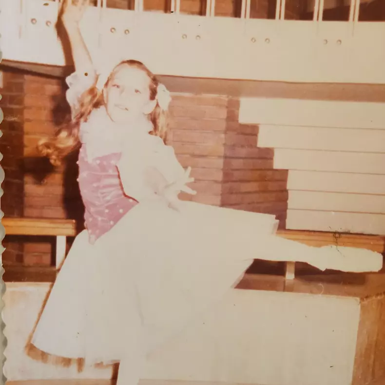 Silvia Stanciu iubea balentul în copilărie. Sursă foto: Arhivă personală