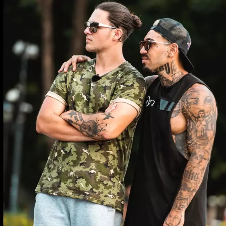 Mario Fresh și Alex Velea. Sursă foto: Arhivă personală