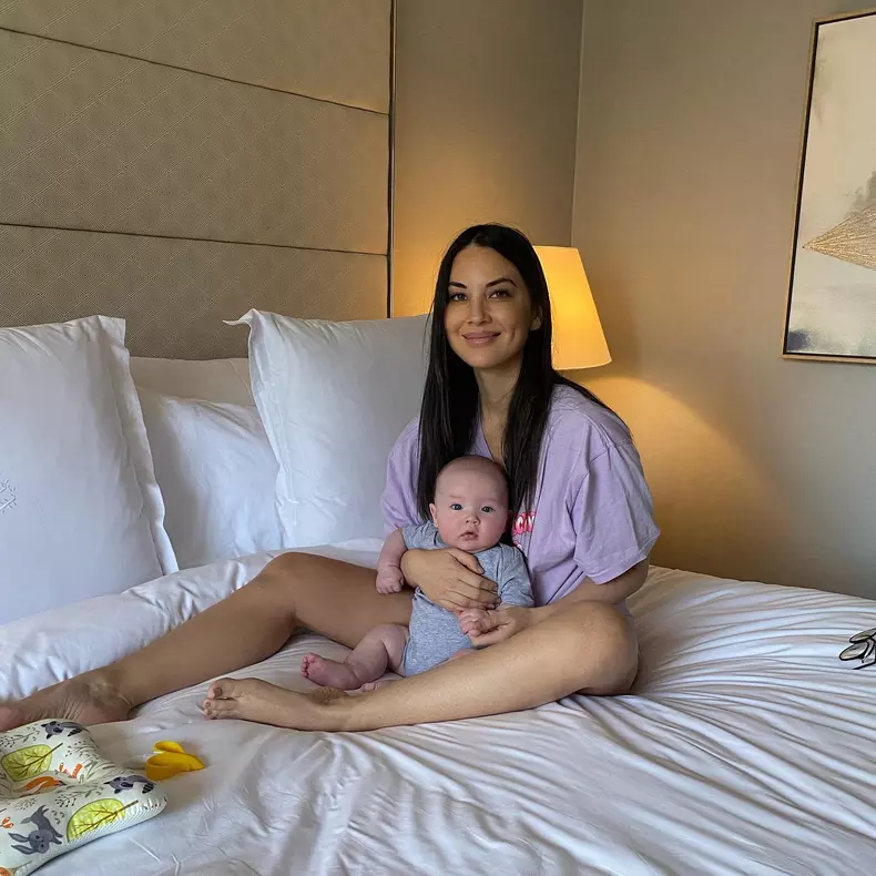 Olivia Munn și fiul ei, Malcolm