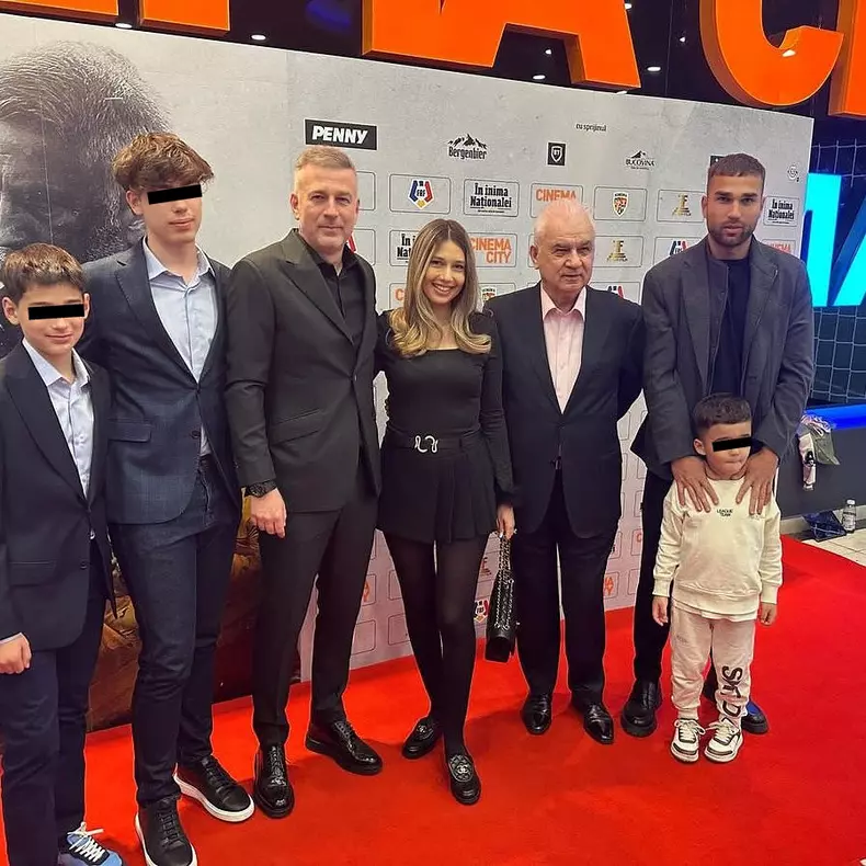 Edi Iordănescu, băieții lui, Maria Iordănescu, Anghel Iordănescu și Alex Iordănescu