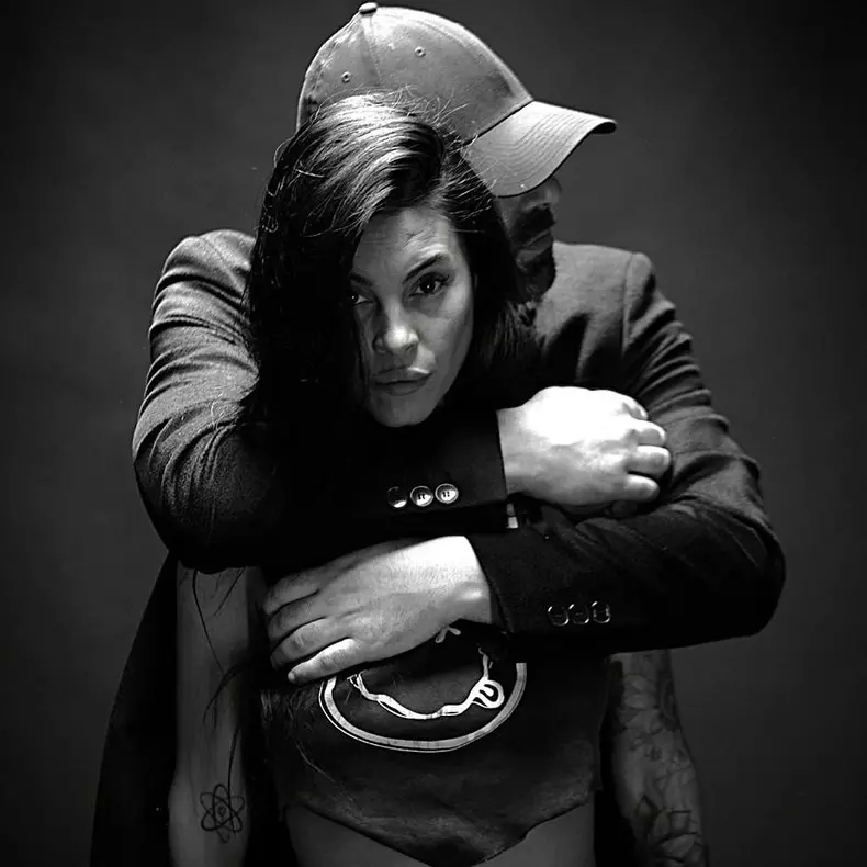 Spike și iubita lui, Livia Eftimie, fosta soție a lui Cătălin Bordea