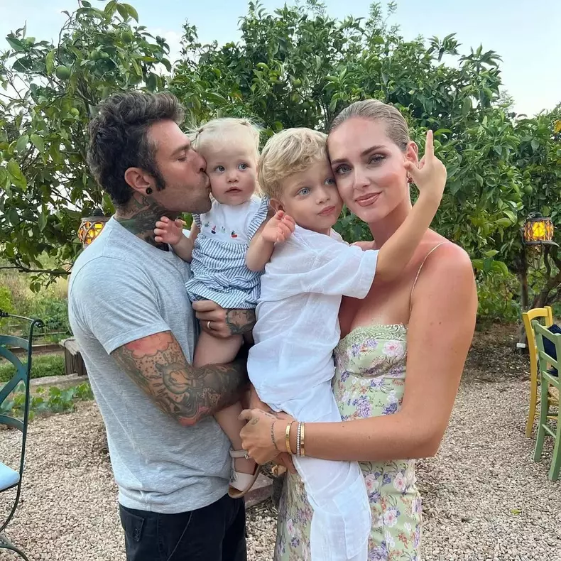 Chiara Ferragni, fostul soț și copiii lor, Leo și Vittoria