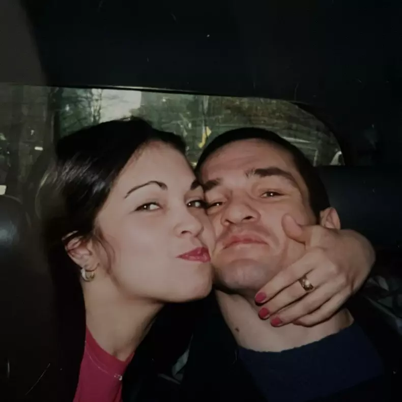 Leonard Doroftei și soția lui, Monica, la începutul relației lor (4)