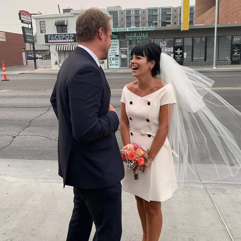 Lily Allen și David Harbour (3)