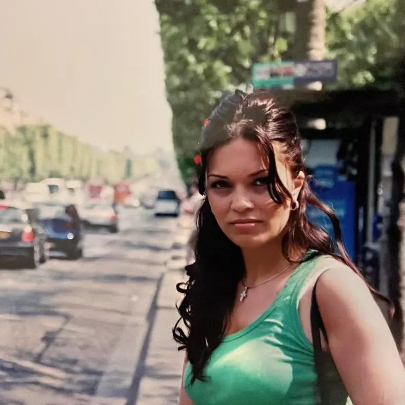 Monica Doroftei în tinerețe (1)