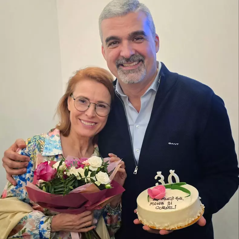 Aurelian Temișan și soția lui, Monica Davidescu (1)
