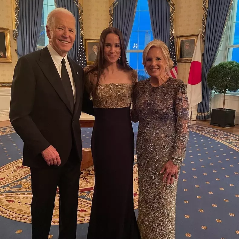 Joe Biden, soția lui, Jill, și fiica lor, Ashley