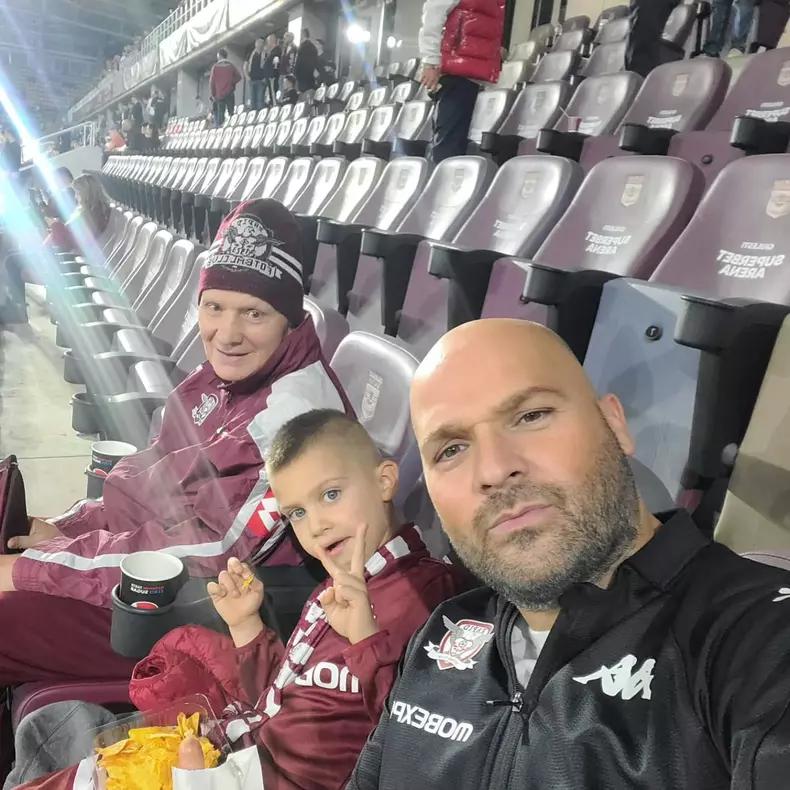 andrei stefanescu cu tatal lui
