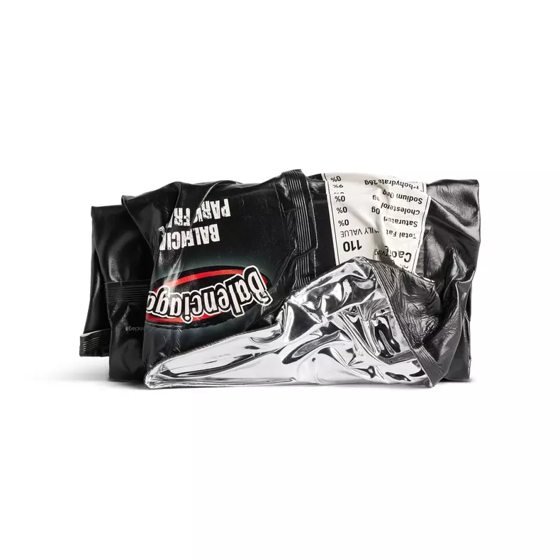 Portofel Balenciaga pungă de chipsuri mototolită (2)