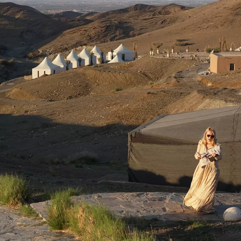 Andreea Esca, poze din Maroc 2025 (2)