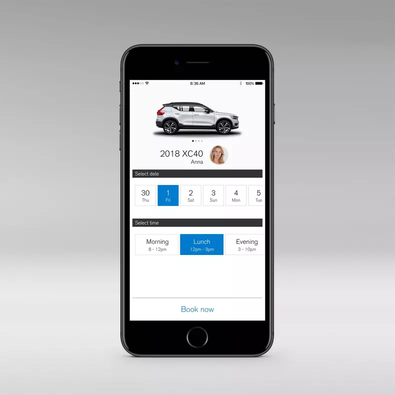 New Volvo XC40 – Volvo On Call, car sharing, guest