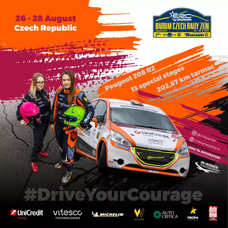 Cristiana Oprea Alexia Parteni Czech Rally 2022