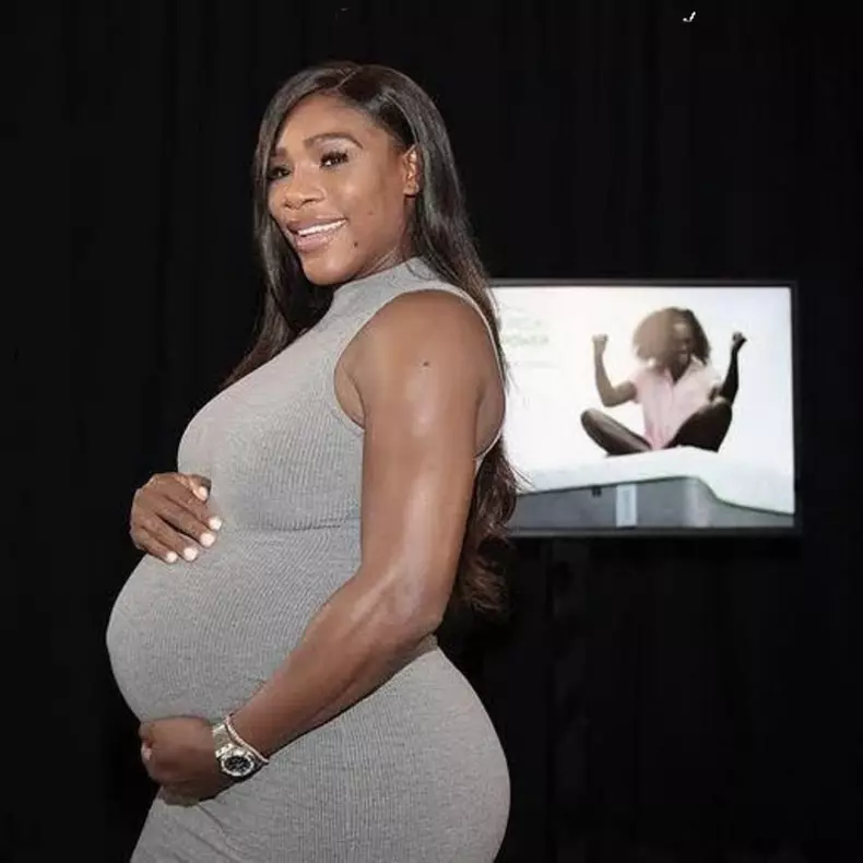 Prima fotografie cu fetița Serenei Williams