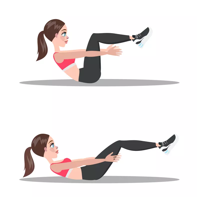 exercitii abdomene 1
