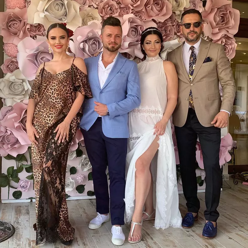 Gabriela Cristea, Tavi Clonda și nașii lor, Mădălin Ionescu și Cristina Șișcanu