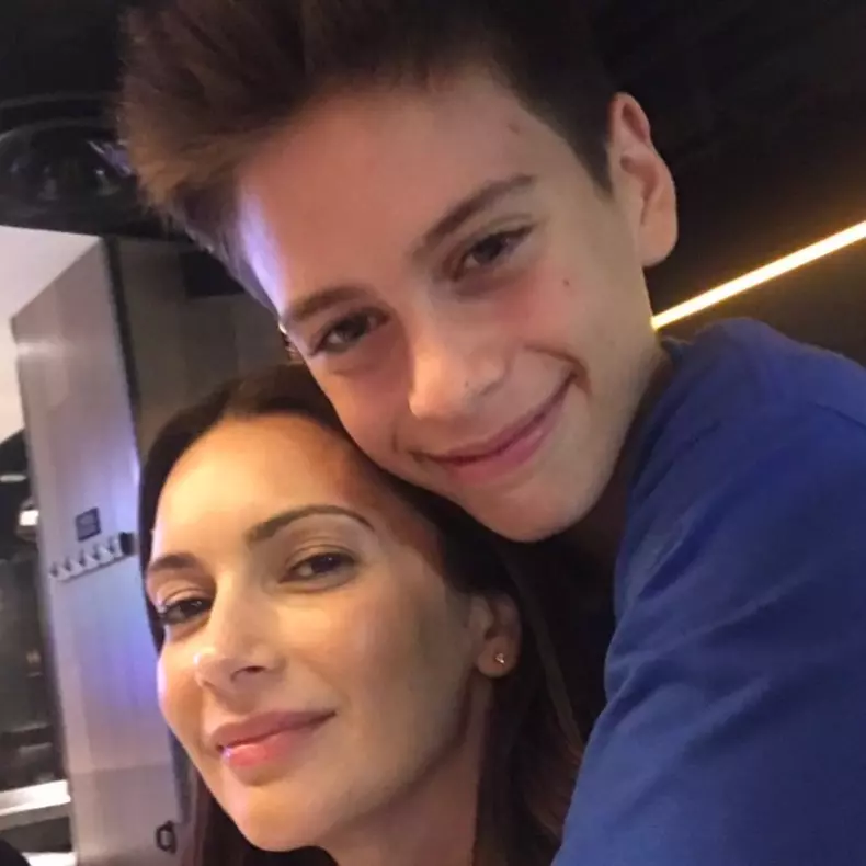 Andreea Berecleanu și fiul ei Petru