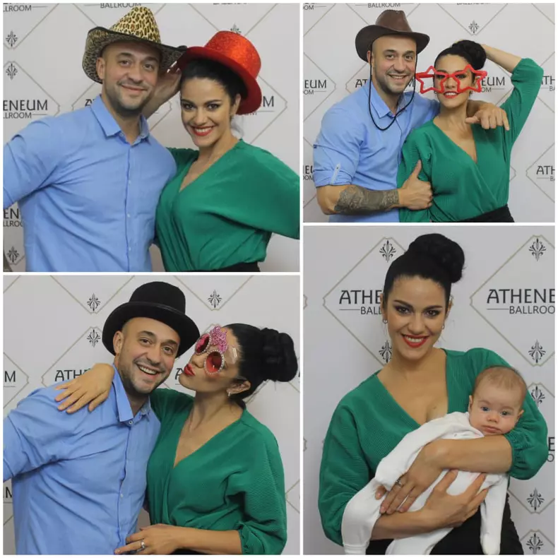 Alexandru Anghel, Raluca Petrică și fiica lor Hrisa