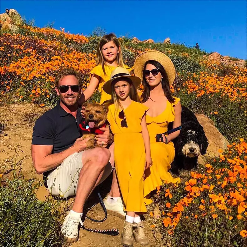 Ian Ziering, Erin Ludwig și fiicele lor