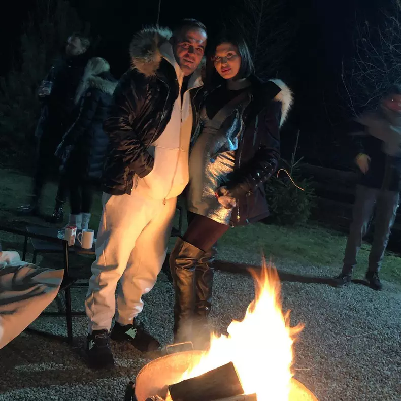 Mădălina Pamfile și soțul ei