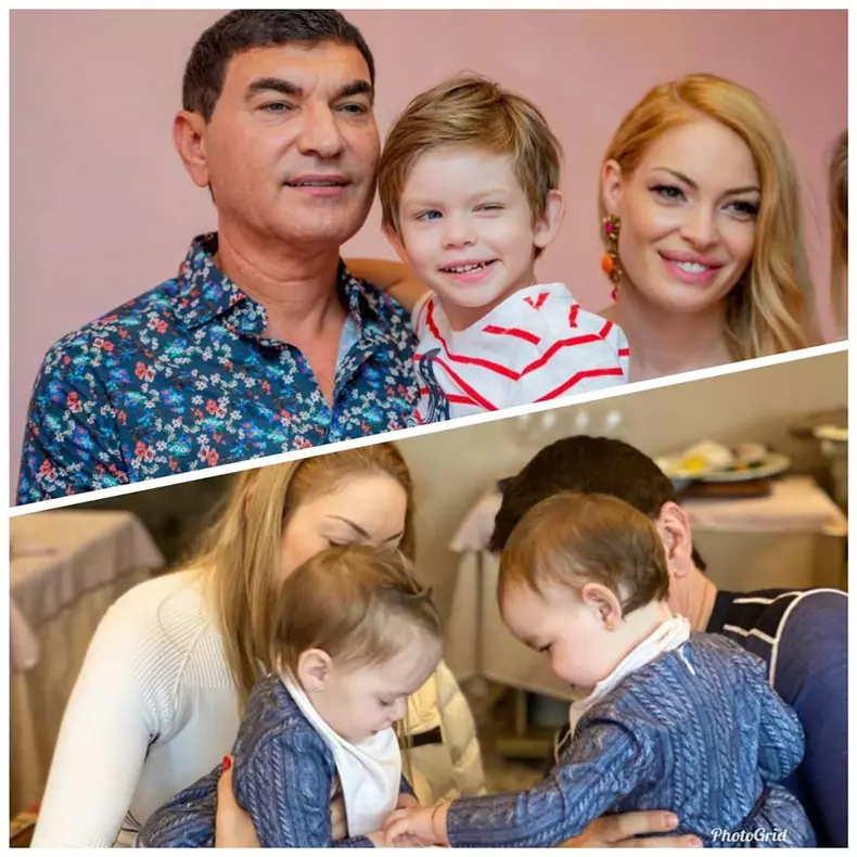 Valentina Pelinel, Cristi Borcea și copiii lor