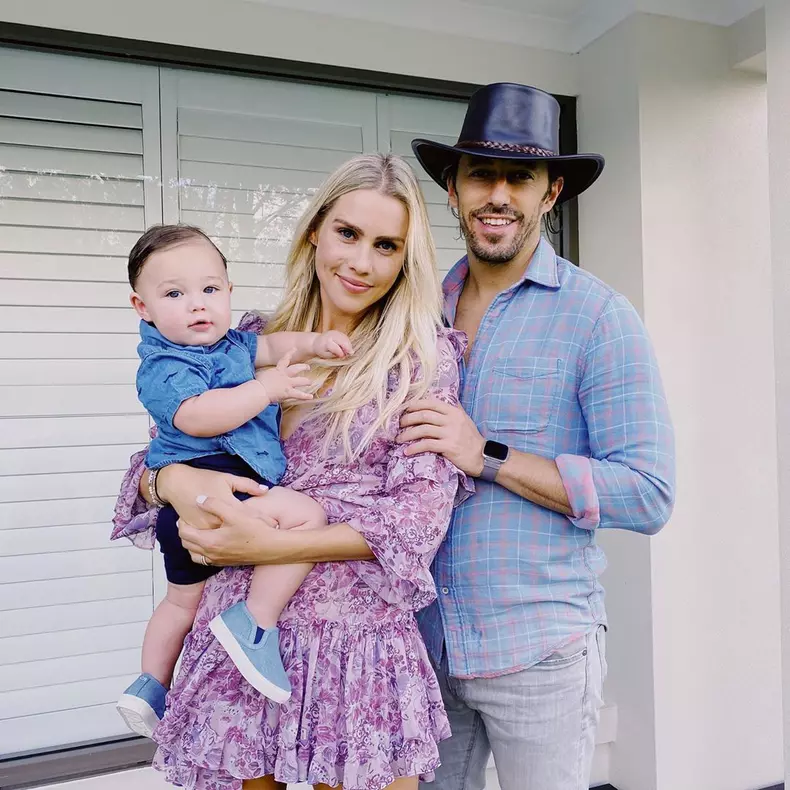 Claire Holt, Andrew Joblon și fiul lor James