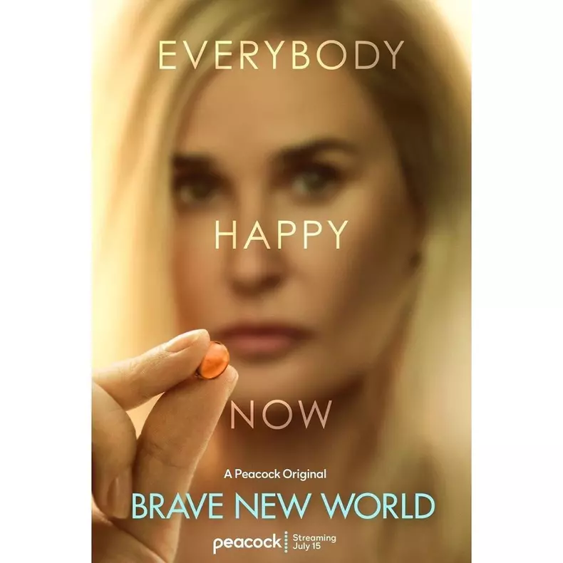 Demi Moore blondă