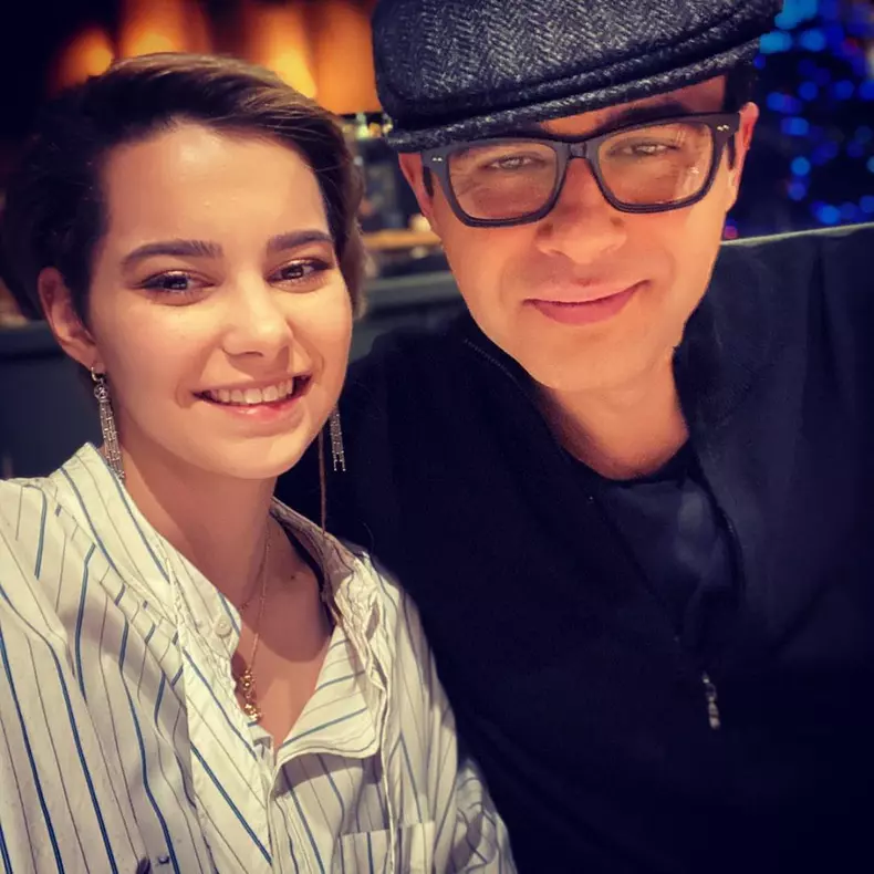 Mihai Gâdea și fiica lui Karina Maisha
