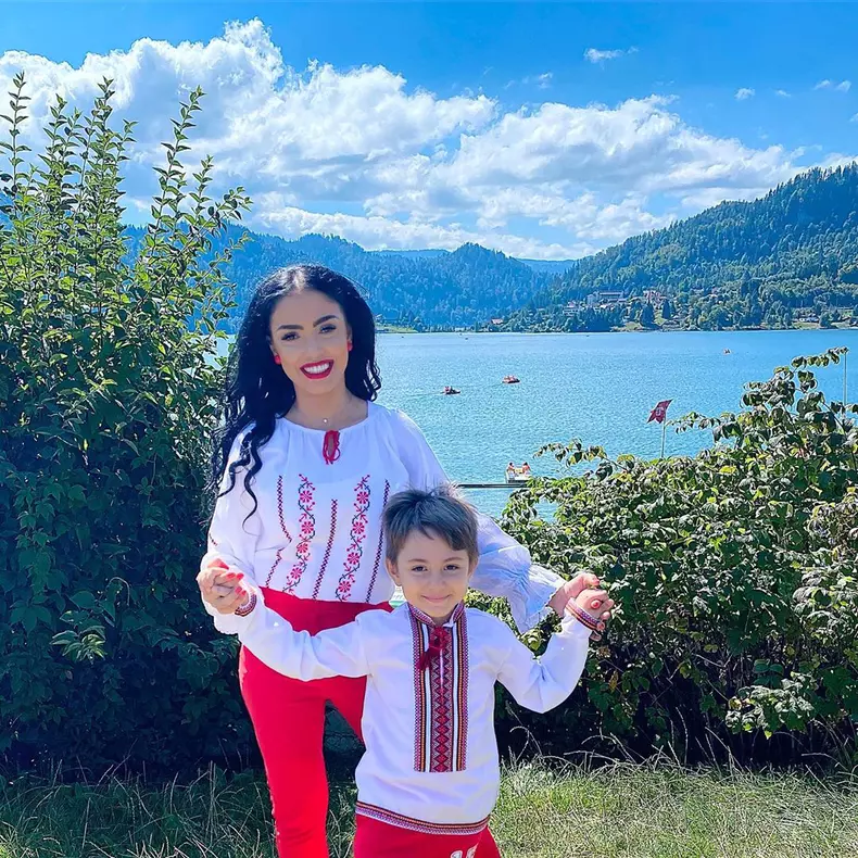 Andreea Mantea și fiul ei David
