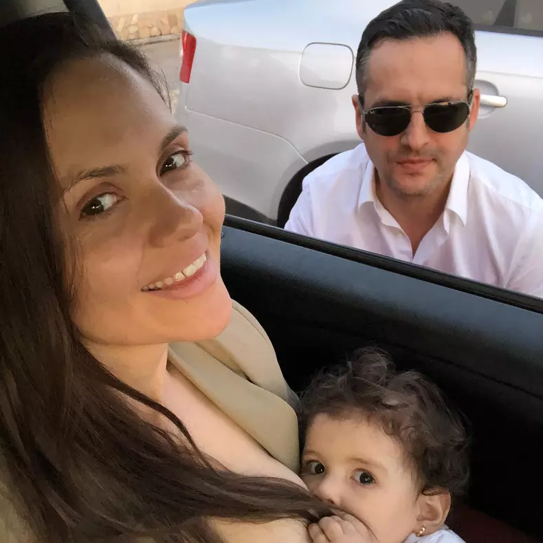 Cristina Șișcanu, Mădălin Ionescu și fiica lor Petra