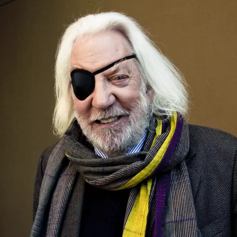 Donald Sutherland Promotes 'The Hunger Games'