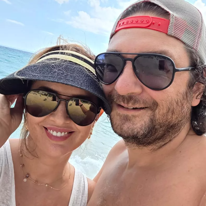 Florin Dumitrescu si sotia lui
