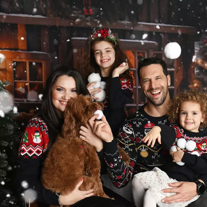 Adrian Nartea si familia