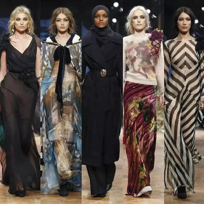 Pe podiumul Alberta Ferretti