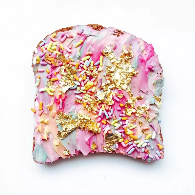 Mermaid toast