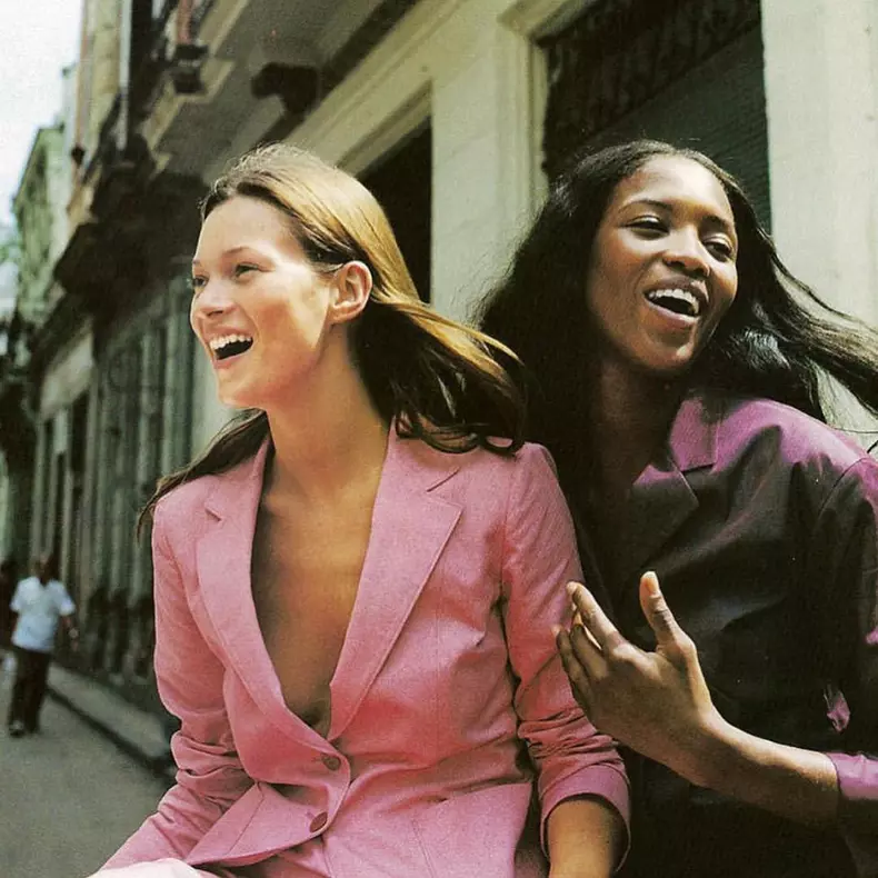 Kate Moss si Naomi Campbell
