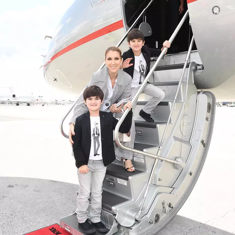 Celine Dion și gemenii Eddy și Nelson (1)