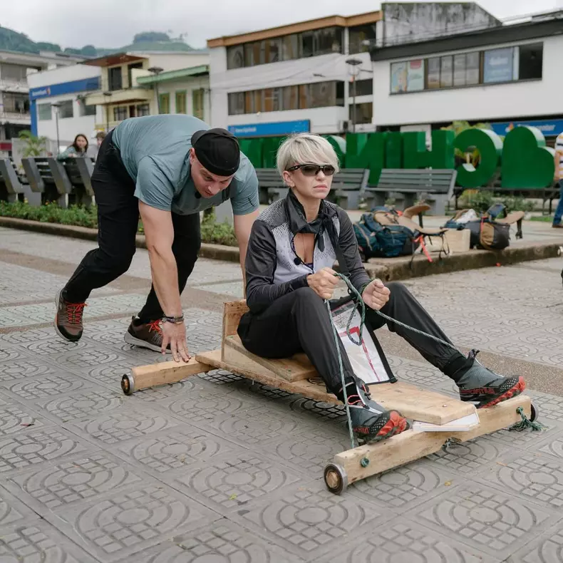 Giulia Anghelescu și Vlad Huidu la America Express (5)