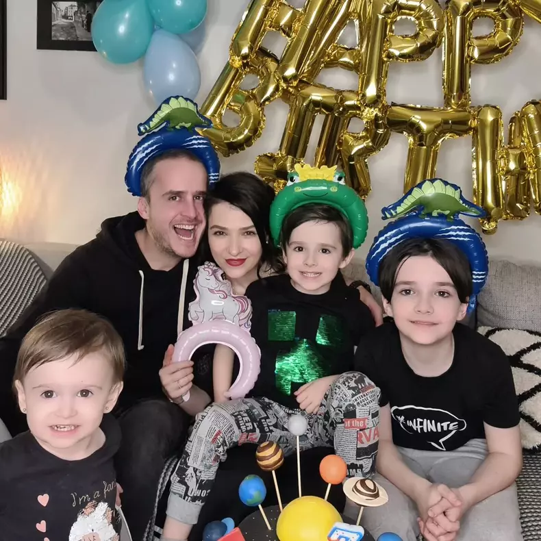 Șerban Copoț și familia lui