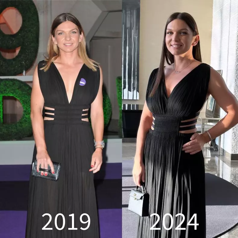 Simona Halep, in 2019 si 2024