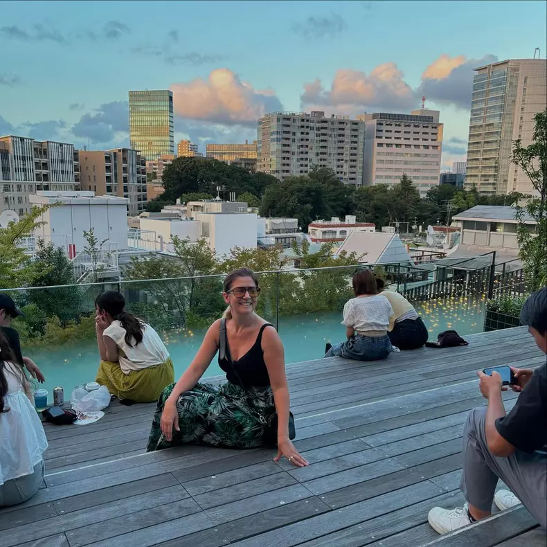 Amalia Enache, imagini din vacanța în Tokyo