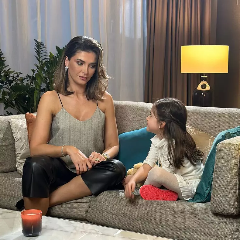 Alina Pușcaș și fiica ei